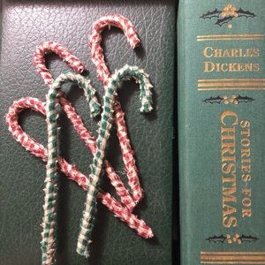 Set of Primitive Candy Canes